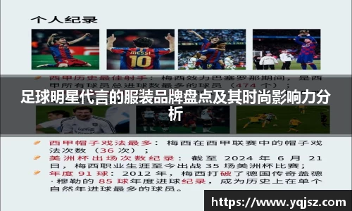 足球明星代言的服装品牌盘点及其时尚影响力分析