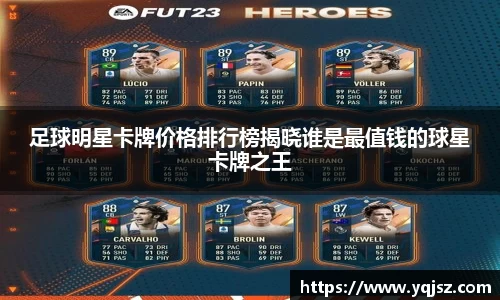 足球明星卡牌价格排行榜揭晓谁是最值钱的球星卡牌之王